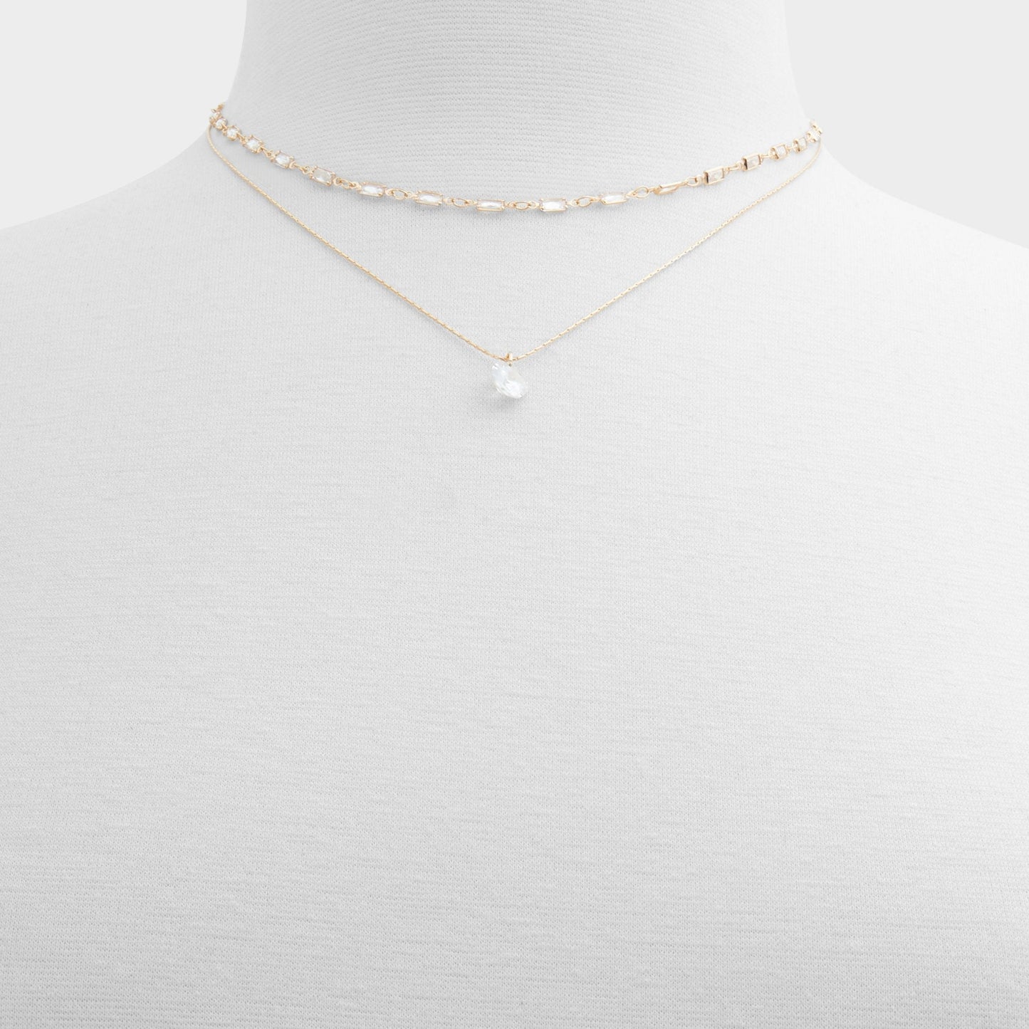Flein Gold/Clear Multi Women's Necklaces - Layered necklace | Aldo Premium