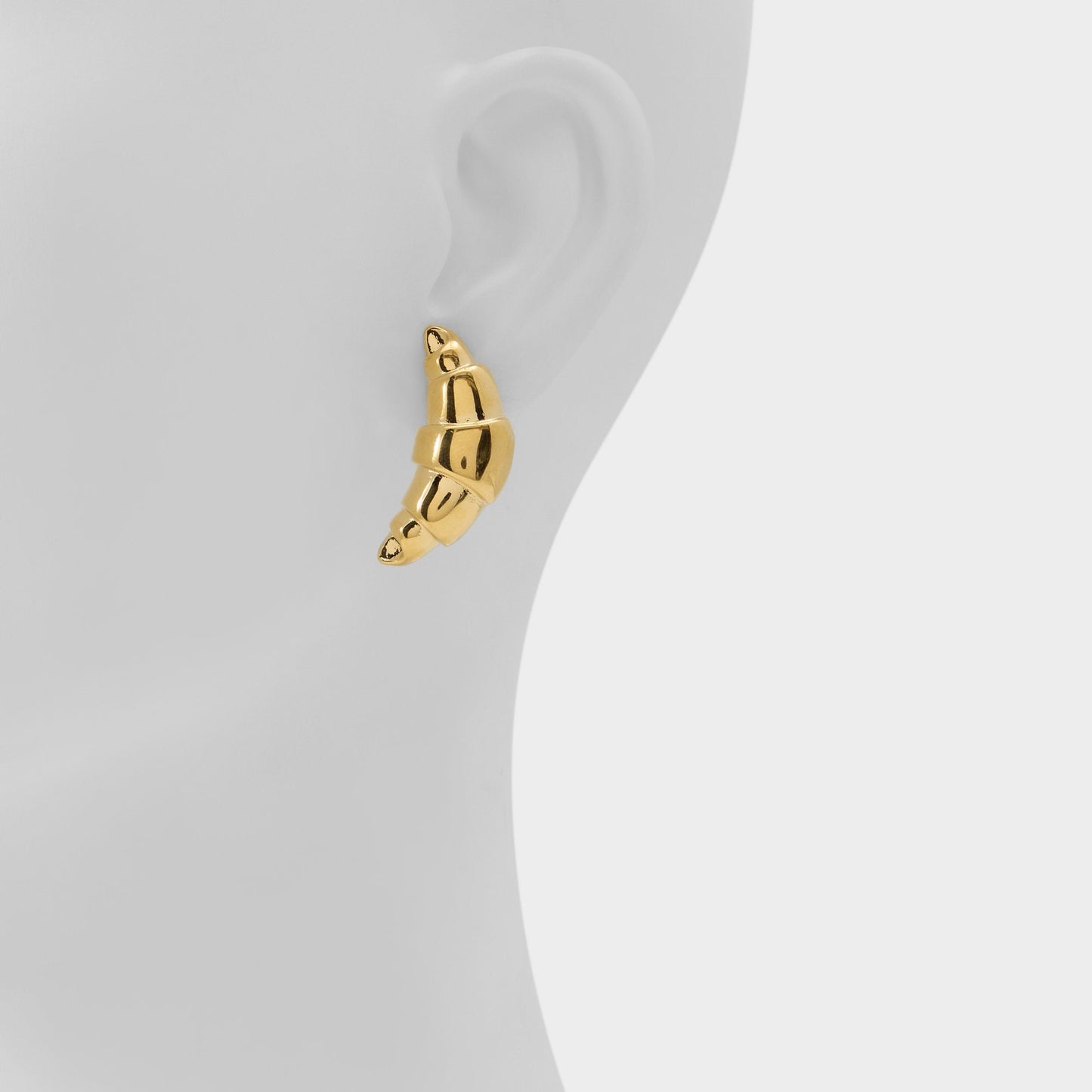 Croissants Gold Women's Stainless Steel - Button earrings | Aldo Best Seller