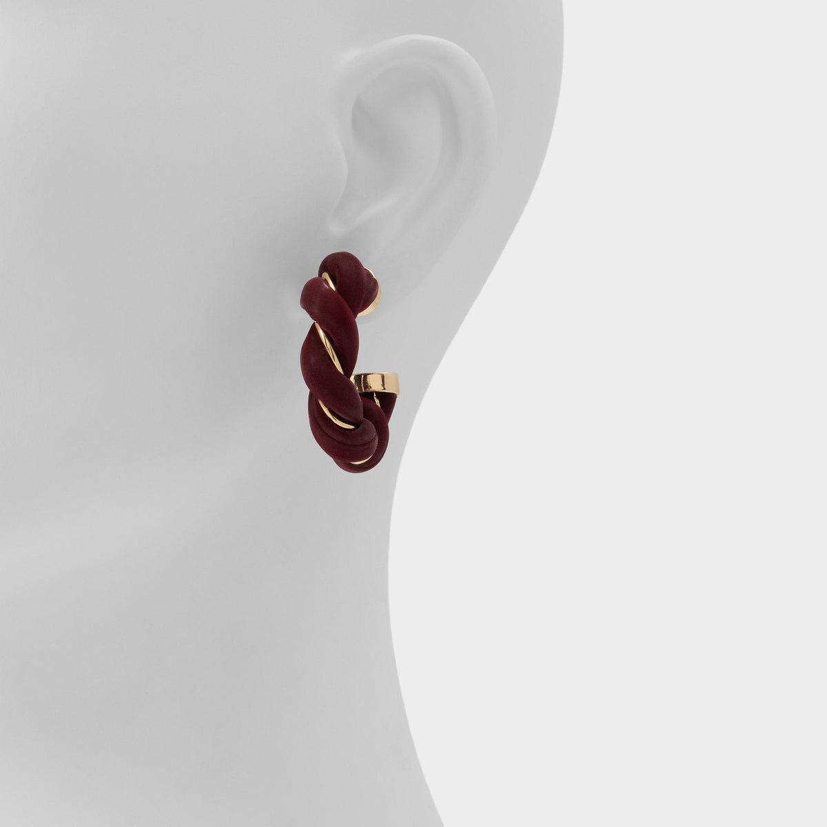 Twists in Bordo - Hoop earrings | Aldo Featured