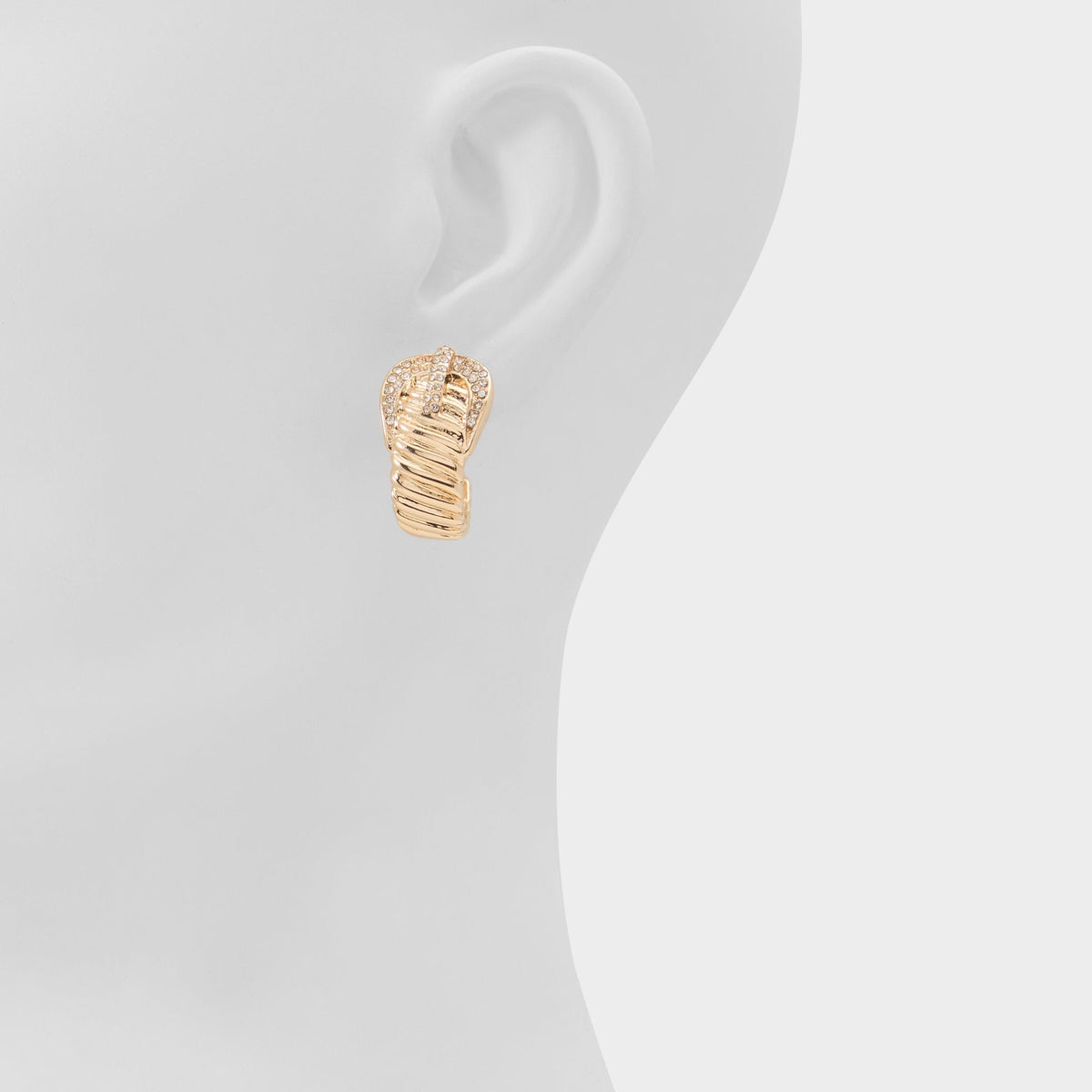 Cintura in Gold Clear Multi - Hoop earrings | Aldo Exclusive