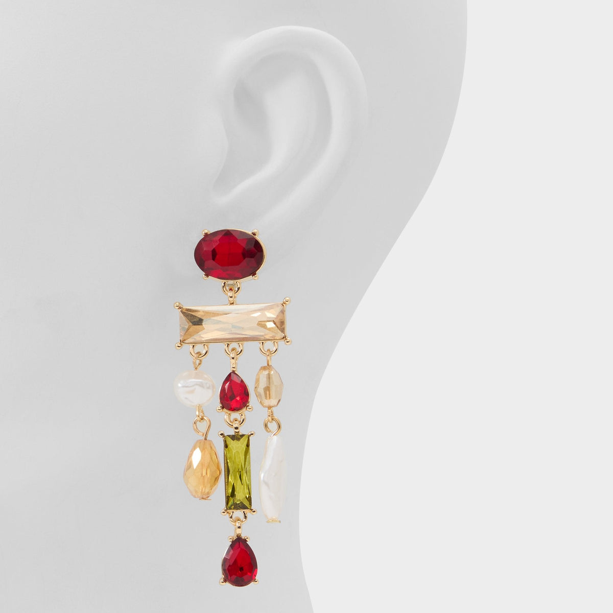 Savannahh in Bordo - Chandelier earrings | Aldo Exclusive