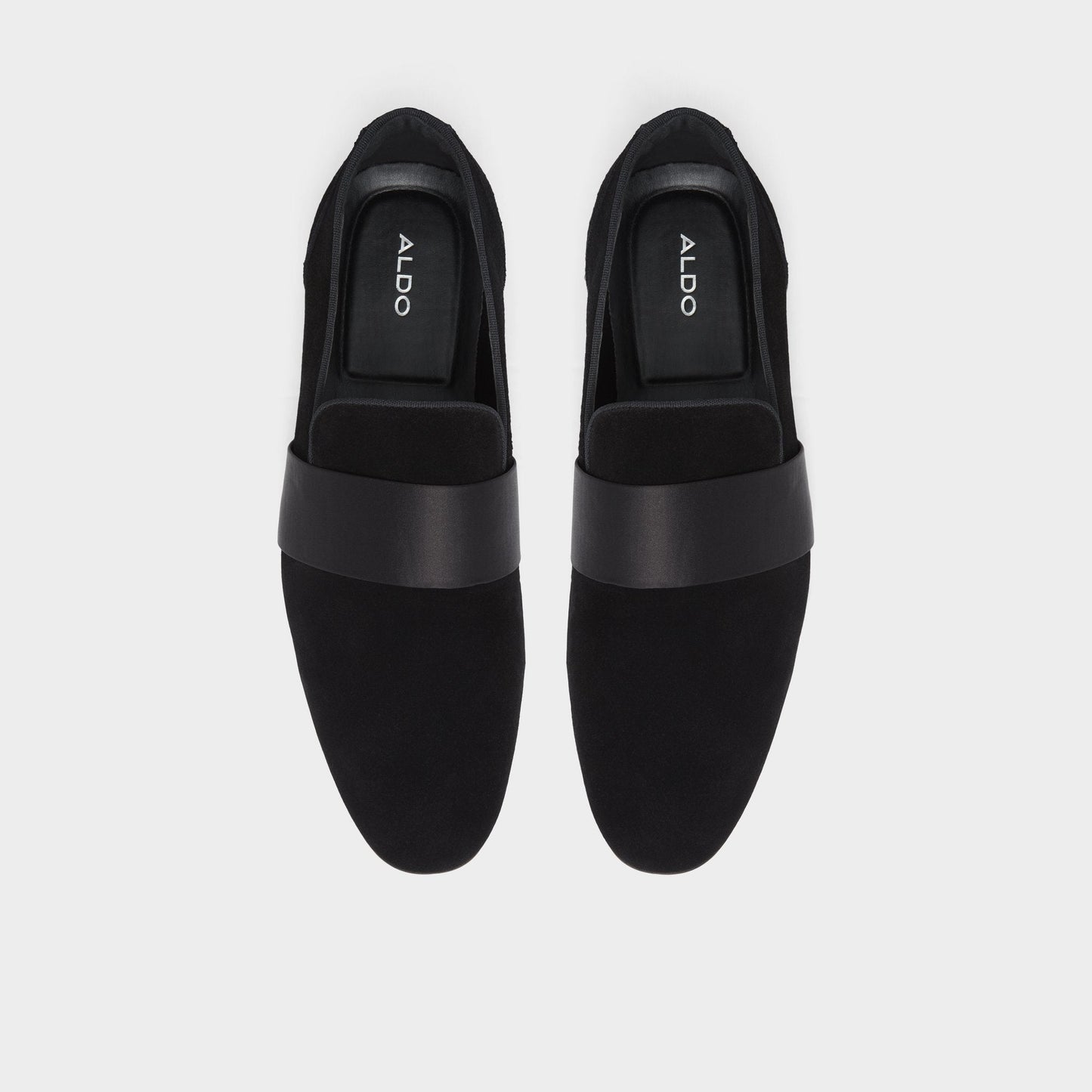 Asaria Open Black Leather Suede Men's Loafers & Slip-Ons - Loafer | Aldo Essential