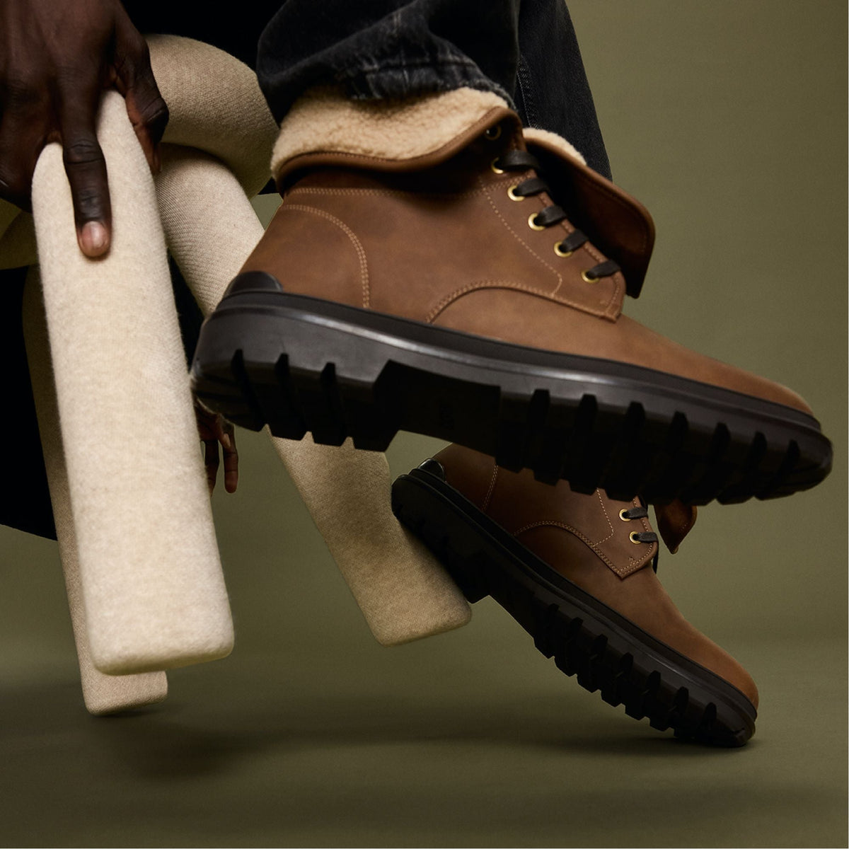 Preliand Medium Brown Men's Lace-up boots - Lace-up boot | Aldo Essential