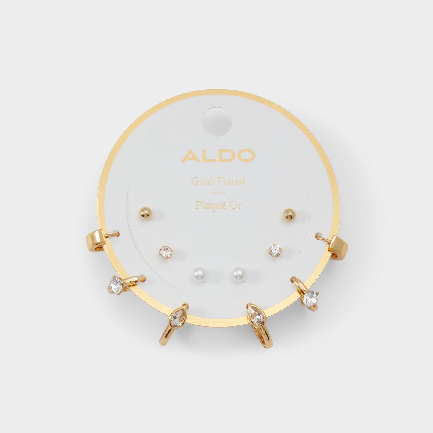 Faramanna Gold/Clear Multi Women's Cubic Zirconia - Earrings | Aldo New