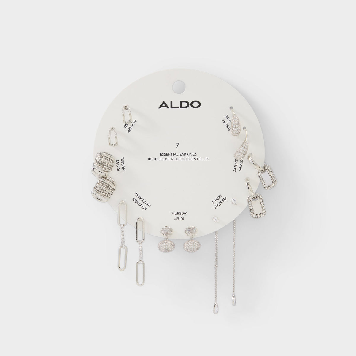 Partyessentials in Silver Clear Multi - Earring set | Aldo Classic