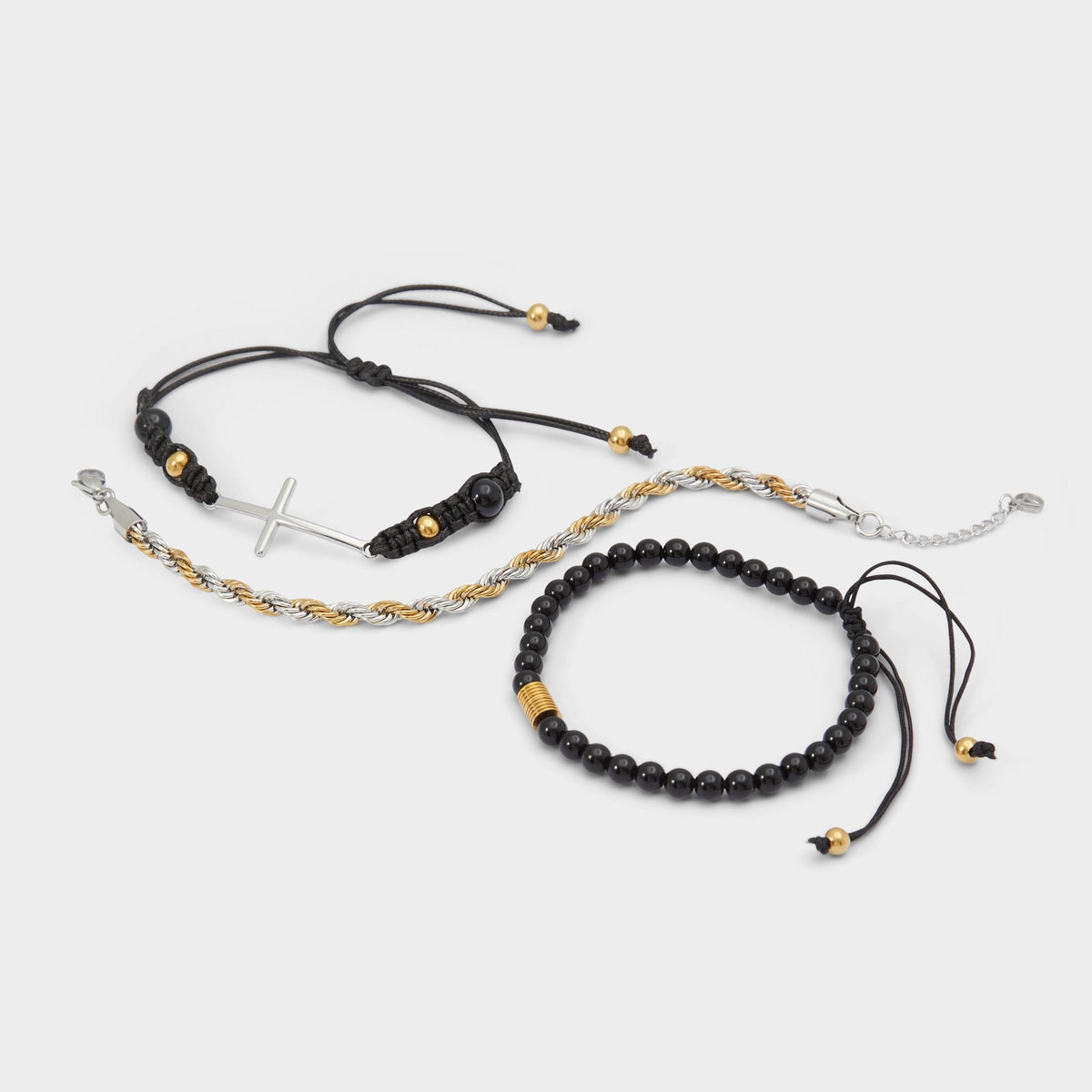 Waoron Black/Gold Multi Men's Jewelry - Bracelet | Aldo Best Seller
