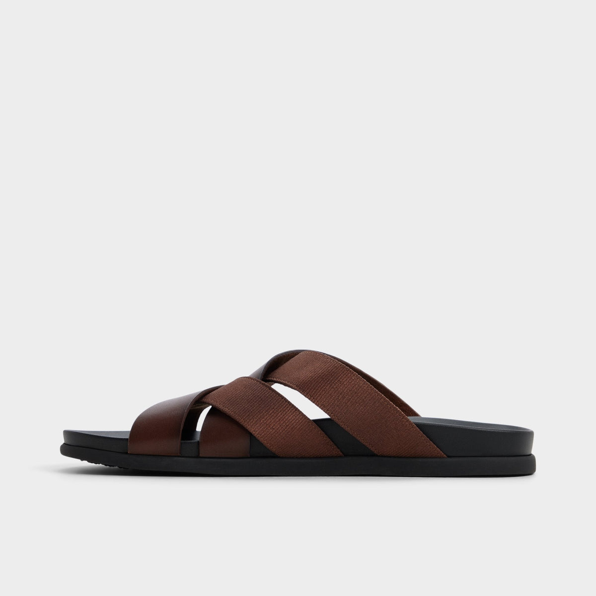 Florian in Dark Brown - Slide sandal | Aldo Premium