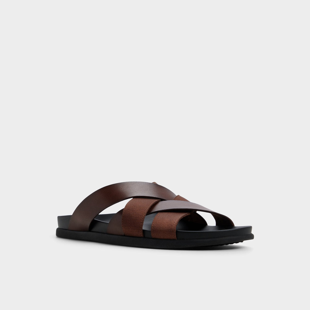 Florian in Dark Brown - Slide sandal | Aldo Premium