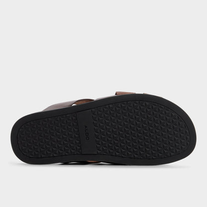 Florian in Dark Brown - Slide sandal | Aldo Premium