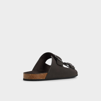 Agustin in Dark Brown - Slide sandal | Aldo Signature