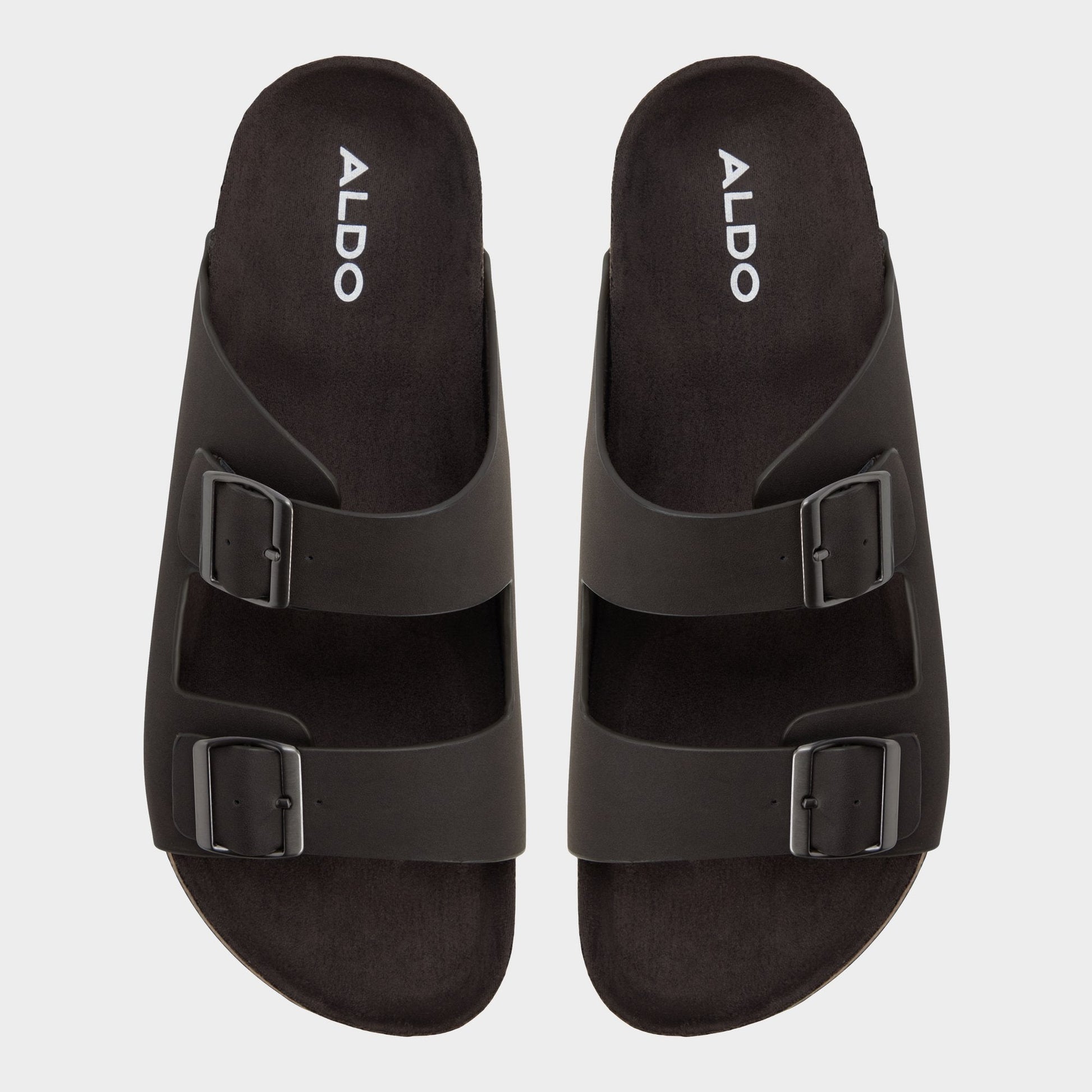 Agustin in Dark Brown - Slide sandal | Aldo Signature