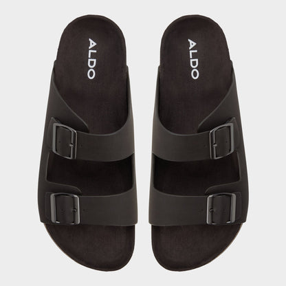 Agustin in Dark Brown - Slide sandal | Aldo Signature