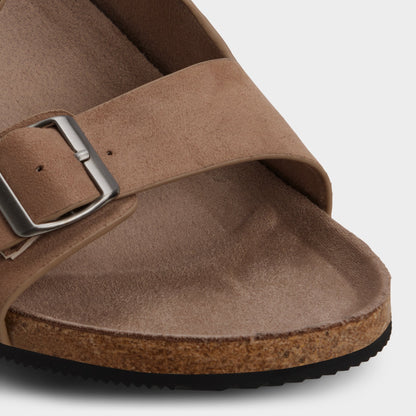 Agustin in Dark Beige - Slide sandal | Aldo Trending