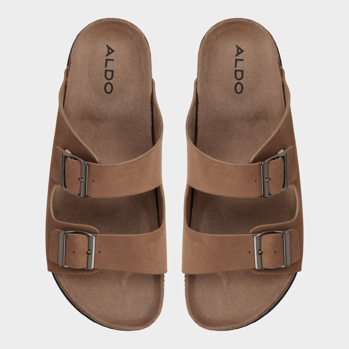Agustin in Dark Beige - Slide sandal | Aldo Trending