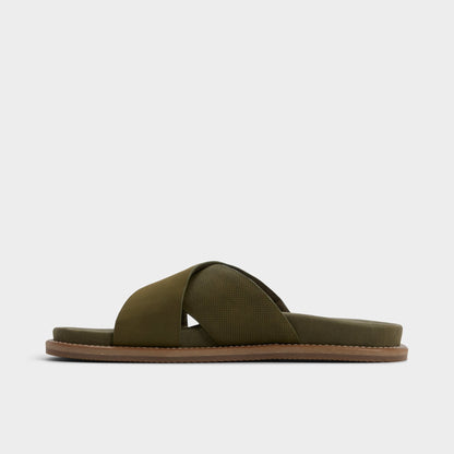 Marrin in Olive - Slide sandal | Aldo Signature