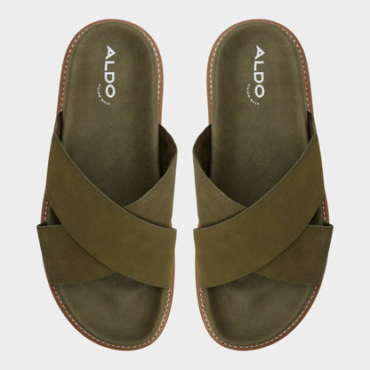 Marrin in Olive - Slide sandal | Aldo Signature