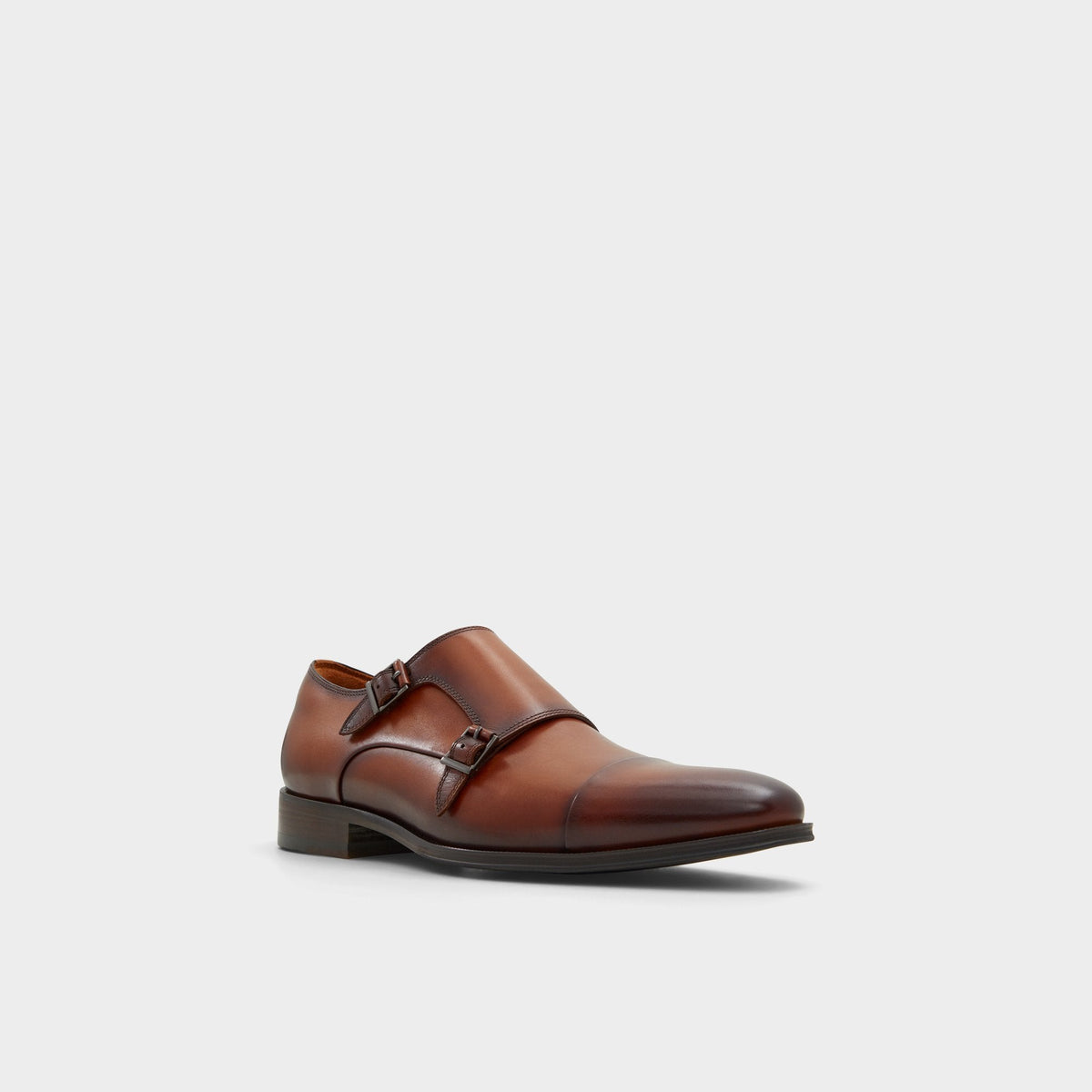 Axwell Cognac Men's Dress Shoes - Monkstrap loafer | Aldo Essential