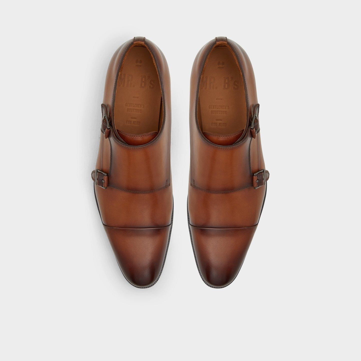 Axwell Cognac Men's Dress Shoes - Monkstrap loafer | Aldo Essential