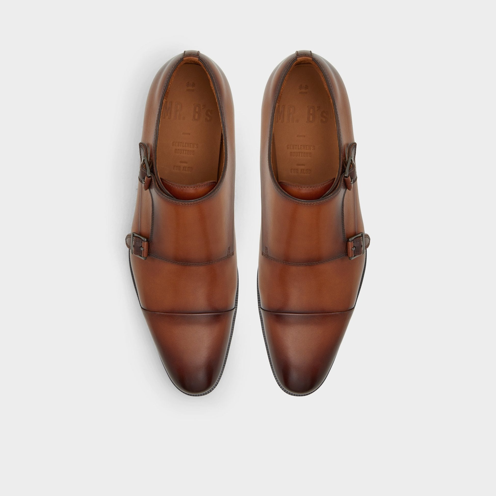 Axwell Cognac Men's Dress Shoes - Monkstrap loafer | Aldo Essential