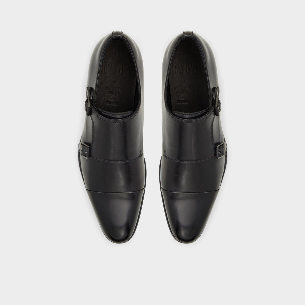 Axwell Black Men's Dress Shoes - Monkstrap loafer | Aldo New