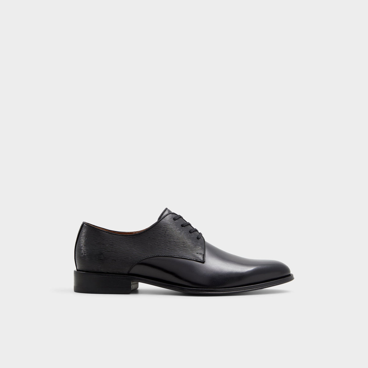 Halbart Black Leather Embossed Men's Oxfords & Lace-ups - Oxford shoe | Aldo Trending
