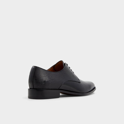 Halbart Black Leather Embossed Men's Oxfords & Lace-ups - Oxford shoe | Aldo Trending