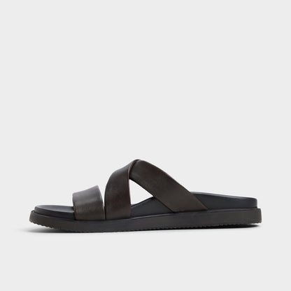 Kairo Dark Brown Men's Sandals & Slides - Slide sandal | Aldo Exclusive