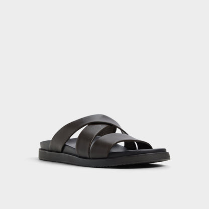 Kairo Dark Brown Men's Sandals & Slides - Slide sandal | Aldo Exclusive