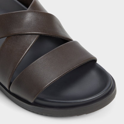 Kairo Dark Brown Men's Sandals & Slides - Slide sandal | Aldo Exclusive