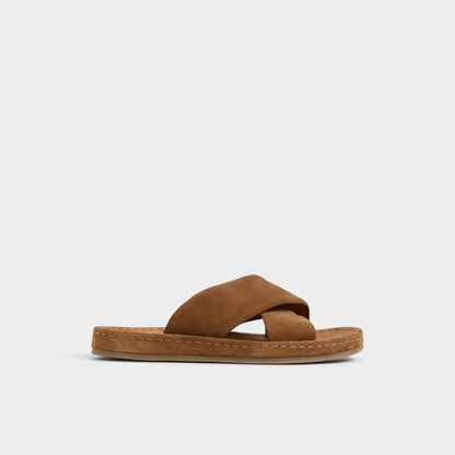 Steele Light Brown Men's Sandals & Slides - Slide sandal | Aldo Signature