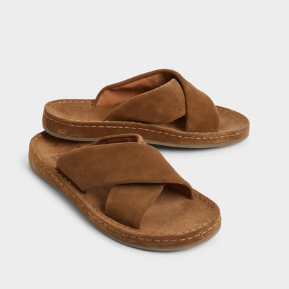 Steele Light Brown Men's Sandals & Slides - Slide sandal | Aldo Signature