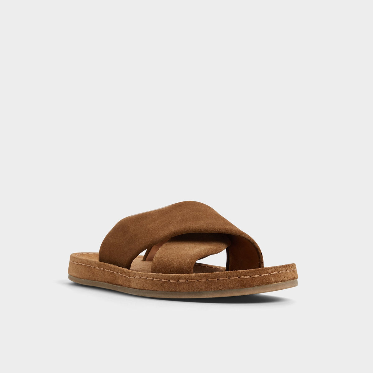 Steele Light Brown Men's Sandals & Slides - Slide sandal | Aldo Signature