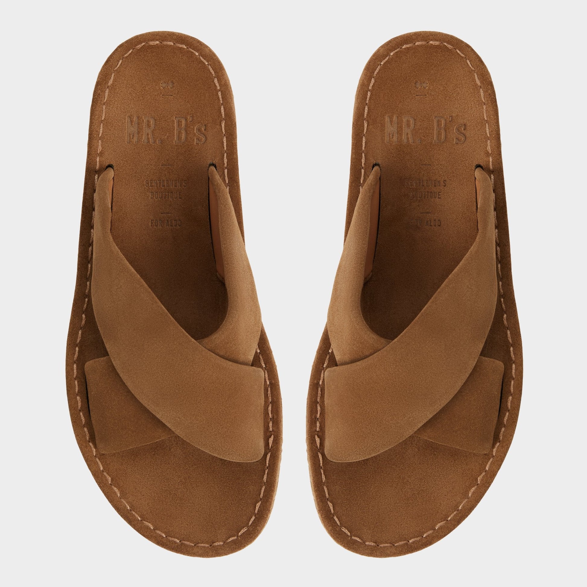 Steele Light Brown Men's Sandals & Slides - Slide sandal | Aldo Signature