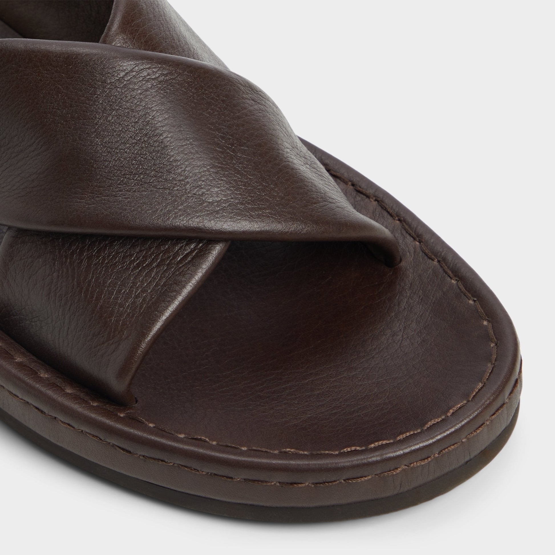 Steele Dark Brown Men's Sandals & Slides - Slide sandal | Aldo Classic