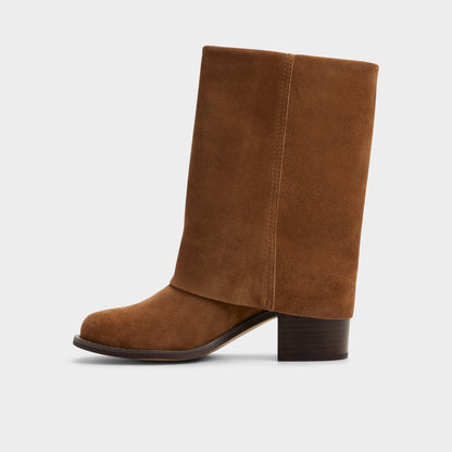 Nolya in Medium Brown - Ankle boot, Block heel | Aldo Classic