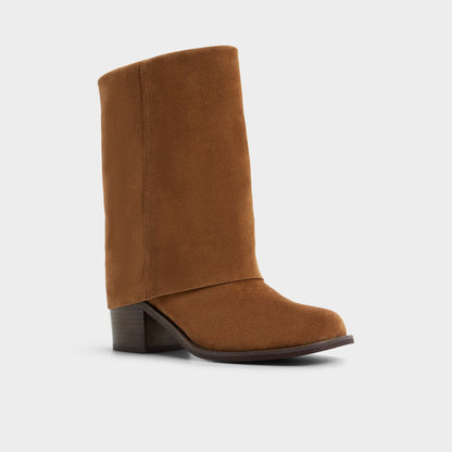 Nolya in Medium Brown - Ankle boot, Block heel | Aldo Classic