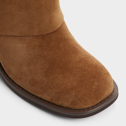 Nolya in Medium Brown - Ankle boot, Block heel | Aldo Classic