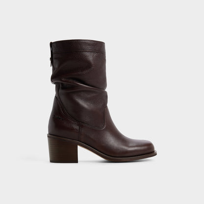 Haverly in Dark Brown 14163441 - Ankle boot, Block heel | Aldo Essential