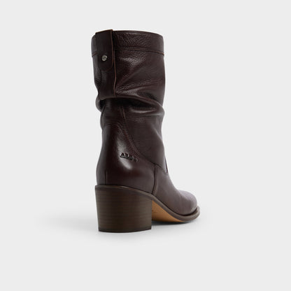 Haverly in Dark Brown 14163441 - Ankle boot, Block heel | Aldo Essential
