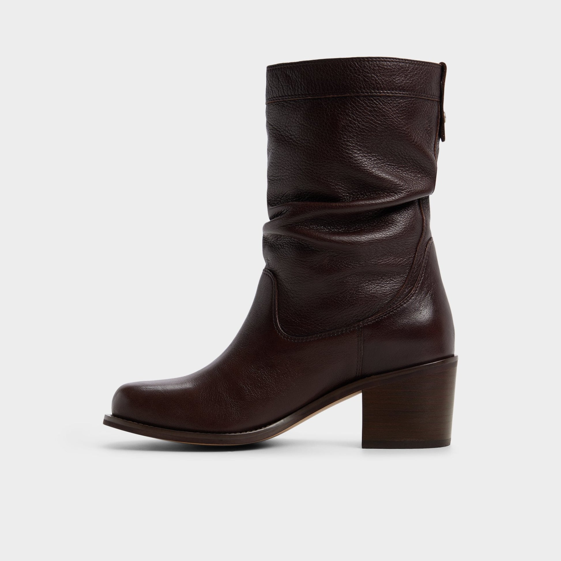 Haverly in Dark Brown 14163441 - Ankle boot, Block heel | Aldo Essential