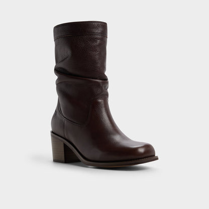Haverly in Dark Brown 14163441 - Ankle boot, Block heel | Aldo Essential