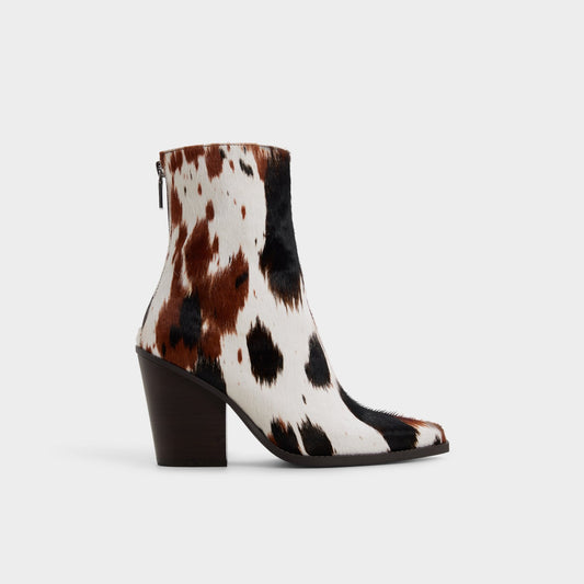 Norelle in Open Brown - Ankle boot, Block heel | Aldo Signature
