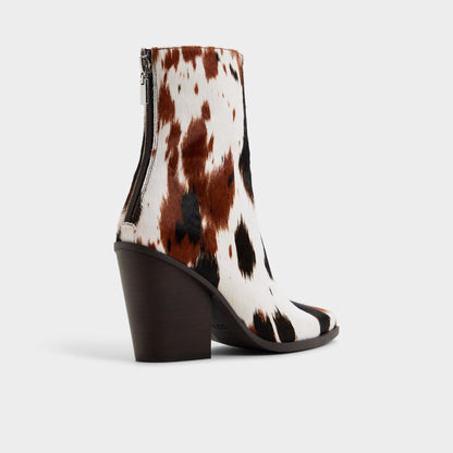 Norelle in Open Brown - Ankle boot, Block heel | Aldo Signature