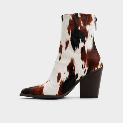Norelle in Open Brown - Ankle boot, Block heel | Aldo Signature