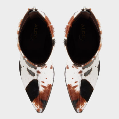Norelle in Open Brown - Ankle boot, Block heel | Aldo Signature
