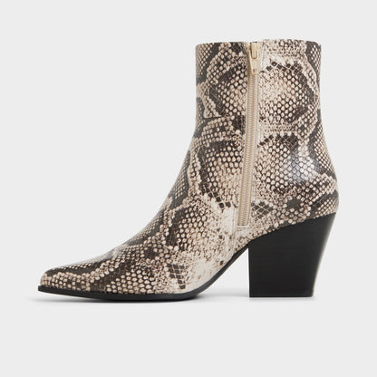 Shanah in Open Brown - Ankle boot, Block heel | Aldo New