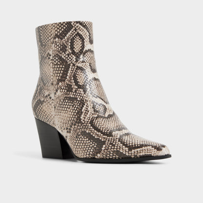 Shanah in Open Brown - Ankle boot, Block heel | Aldo New
