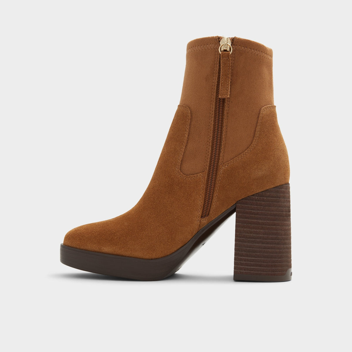 Voss Dark Brown Women's Casual boots - Ankle boot, Block heel | Aldo Signature