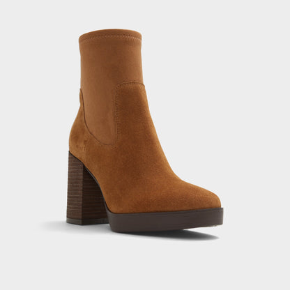 Voss Dark Brown Women's Casual boots - Ankle boot, Block heel | Aldo Signature