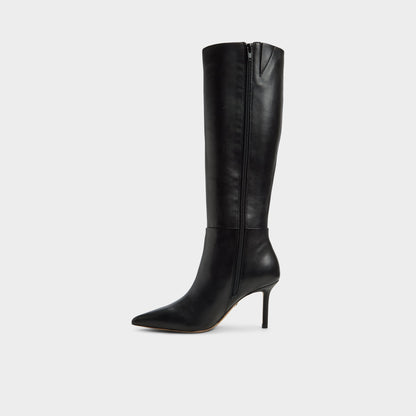 Saphiria in Black - Knee-high boot, Stiletto heel | Aldo Signature